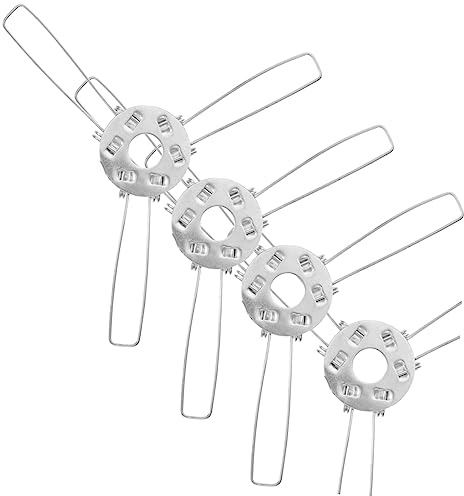 KONTONTY 20 Piezas Soporte resorte pantalla adaptador pantalla lámpara pantalla lámpara DIY titular Abrazadera pantalla lámpara Sujeta pantalla piezas lámpara con clip Metal
