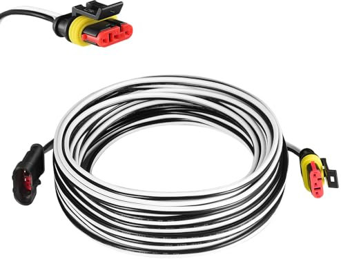 Tonton 3Meter Rasenmäher Niederspannungskabel Transformator Kabel, Kompatibel mit SILENO City, Sileno+ R100Li, Gardena Robotic R40Li, R80Li, R38Li, Husqvarna Automower 2016-2022, Mähroboter, LawnMower