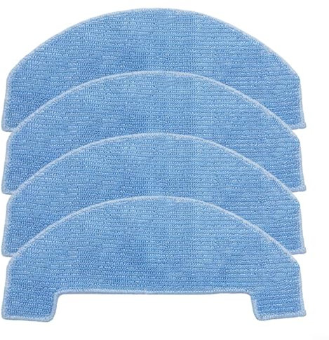 Almohadillas de microfibra para mopa Conga 2499 Ultra Home, accesorios avanzados para aspiradora, reutilizables, almohadillas de limpieza suaves (paquete de 4)