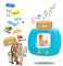 Giochi Bambini 2 Anni, Giochi Montessori, Flashcard in Italiano con 288 Parole, Amico Vocabolo Gioco Viene Fornito con 144 Carte,Regali e Giocattoli per Ragazze e Ragazzi dai 2 Anni in Su,blu