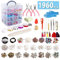 Uqezagpa Puzzle Jigsaw, 1960 Pieces Jewelry Making Supplies with Beads Findings Pliers Beading Wire