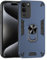 ILING Case for VIVO V29 5G, Military Grade Shockproof Heavy Duty Protective Phone Case Cover with Enhanced Metal Ring Kickstand [Support Magnet Mount] (Blue)