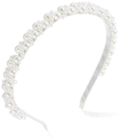 Pearl headband for girls, Subtlety Peal Headband for Women, Pearl Girl Headband for Wedding Birthday Party, Hair Hoop Accessories for Photography