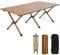 Aptliton Folding Camping Table 4FT, Portable Roll Up Design for Compact Storage, Picnic Table Support 100kg, Ideal for 4-6 Person in Garden Outdoor BBQ Backyard