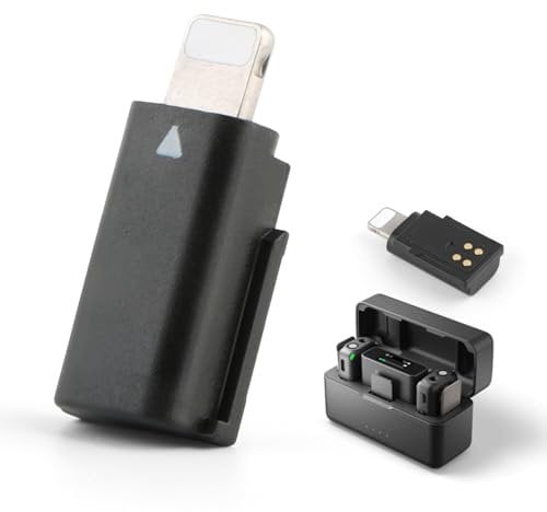 TGHongKy Adattatore Smartphone per Lightning per DJI Mic Adattatore Microfono per DJI Mic Adattatore USB Microfono