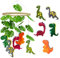 Mobile Baby,Mobile Wickeltisch,Mobile Baby Dinosaurier,Mobile Bettglocke Babybett Hängende,Anhänger Bettglocke,Windspiel baby für Kinderzimmer Deko,Holz Dinosaurier Babybett