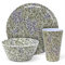 William Morris 12pc Melamine Dinner Set - Willow Bough - Plates Bowls Tumblers