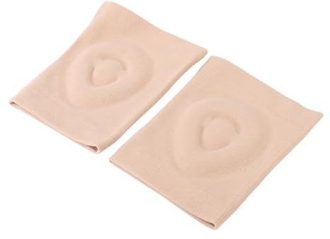 DOUDINGMAO Ginocchiera in silicone per ginocchio da donna e da uomo, traspirante, facile da usare, per danza, pattinaggio, ciclismo