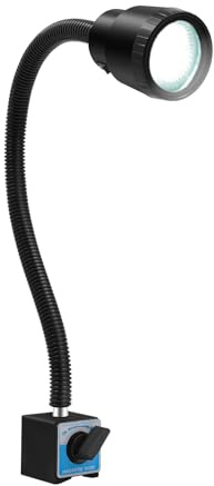 Zalydala Schwanenhals Lampe | Werkstattlampe | LED Arbeitsleuchte mit Magnetfuß | 120 Lumen & 5W | 50cm Flexibler Schlauch | IP50 Schutz | Perfekt für CNC, Fräsen & Heimwerker
