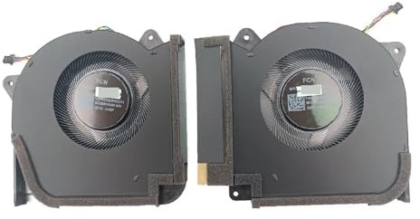 WLWOZMD Ventola di Raffreddamento CPU GPU per ASUS per ROG per Strix per Scar 17 G733PZ G733PY G733PYV G733 Gaming Notebook Cooler 13NR0DB0P02011 13NR0DB0P01011(CPU GPU Both)