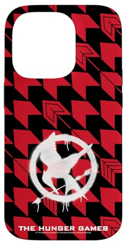 Das Mockingjay-Symbol aus der Welt der Tribute von Panem Hülle für iPhone 14 Pro
