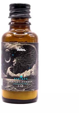 Veles Stribog Natur Haarpuder 20g geruchlos matt Volumen Textur Stylingpulver Trockenshampoo vegan