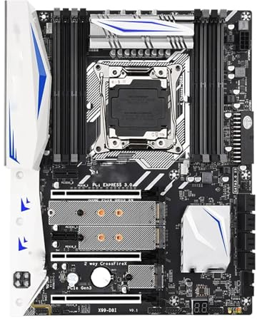 pc motherboard Fit For X99 D8I Motherboard KIT LGA2011-3 With Xeon E5 2699 V3 Cpu Processor And 128GB (4 * 32G) Ddr4 REG RAM Memory Placa Mãe X99 SET F8