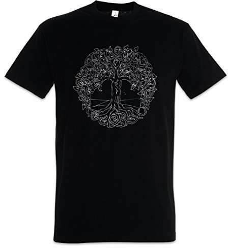 Urban Backwoods Yggdrasil VI Herren T-Shirt Schwarz Größe L