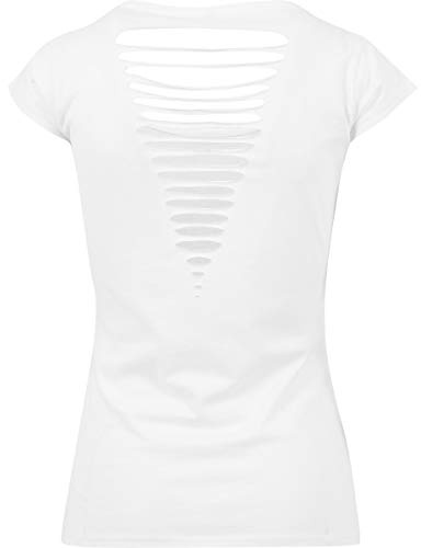Build Your Brand Damen By035-ladies Back Cut Tee T-Shirt