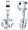 Feilok Edelstahl Charm Herren Ohrstecker Ohrringe Ohrschmuck Ohrhänger Ohrclips Creolen mit Anker Anhänger Silber für Frauen Herren