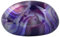 Nupuyai Lila Achat Stein Handschmeichler Edelstein, Kristall Heilstein Massagestein Taschenstein Energiestein für Gua Sha Spa Reiki Meditation Haus Deko