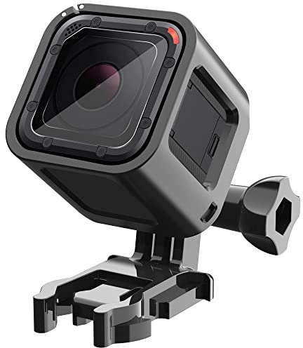 Frame Mount Housing Case for GoPro Hero 5 Session, Hero 4 Session, Upgrade Protective Housing Frame Shell Mount Holder with Buckle & Thumb Screw for GoPro Hero 5/4 Session