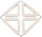 Trivets para ollas y sartenes Calientes, Alfombrillas no Resistentes al Calor no deslizantes Plegables para Soportes de Soporte de Olla de encimera para Mesa de Comedor (Beige)