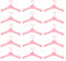 Tomaibaby Mini-Kleiderbügel für Babypuppen, 50 Stück, Kunststoff-Puppen-Kleiderbügel, Puppenzubehör für Kinder, Mädchen, Puppenhausschrank, Babypuppenkleidung (Rosa)