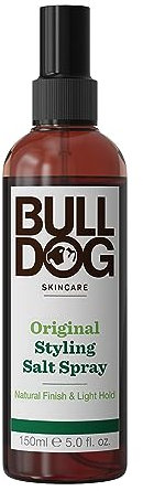 Bulldog Skincare Original Hair Styling Salt Spray 150ml - Hair Styling Spray for Men - Natural Finish & Light Hold