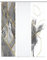 SIGNUM Schiebegardine Recyceltes Polyester Bambusoptik 245x60, Farbe:Grau, Größe:245 x 60 cm, Anzahl:3er Set (Uni, Bedruckt, Bedruckt)
