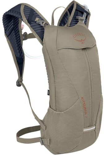 Osprey Kitsuma 7L Damen Fahrradrucksack mit Hydraulik-Reservoir, Sawdust Tan