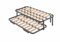 Cama express Lit nid métallique | Structure renforcée avec Double Barre supérieure | 6 Pieds | Dimensions 80 x 190 cm