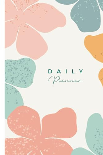 Undated Daily Task Planner, To Do List Notebook with Structured Schedule Management & Goal Setting