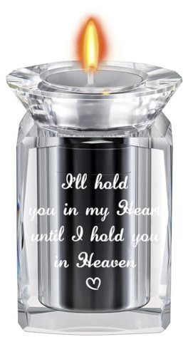 IFOLAINA Urna pequeña para cenizas de cremación para adultos, caja de almacenamiento de cristal, recuerdo conmemorativo, mini urna de cremación para cenizas de mascotas o humanas