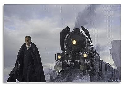 VZRSQZK Filmposter Mord im Orient Express, dekoratives Gemälde, Leinwand-Wandposter und Kunstdruck, modernes Familienschlafzimmer-Dekor-Poster, 20 x 30 cm
