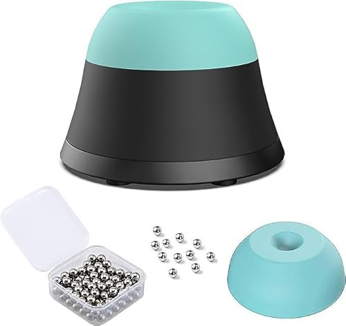 Vortex Paint Mixer - Vortex Mixer Paint Shaker with Interchangeable Silicone Cap & 100pcs Mixing Balls, 3000RPM, for Lab Mixing Miniature Paints Acrylic Paints mixer(UK Plug)