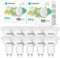 Aigostar -Bombilla LED 8W GU10， Luz blanca fría 6500K， 640lm， Esmerilada， no regulable - 10 unidades