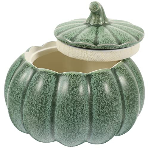 ABOOFAN Ciotola Di Zucca in Ceramica Con Coperchio Per Zuppa Per Servire A Vapore Conservare E Decorare Autunnali