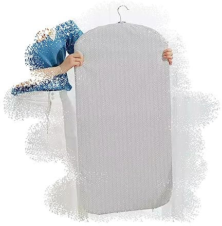 SaifFe Handheld Garment Steamer Clothes Rack Hanging Ironing Board Press Pad, Hanging Ironinghine Hanger with Ironing Board Covers/B
