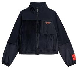Superdry Damen Hybrid Trekker-Jacke Finster Marineblau 38