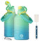 Fjbottle Edelstahl Trinkflasche 1900ML mit Magnetischem Deckel, BPA FREI auslaufsichere Doppelwandig Termo Metall Flasche - Kohlensäure geeignet Sport Wasserflasche für Uni, Fitness, Camping, Outdoor