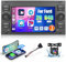 [2G+64G] Hikity Autoradio Navi Für Ford Transit Fiesta Focus Galaxy Mondeo C-Max Android Wireless Carplay 7 Zoll Bildschirm Radio mit Android Auto FM RDS DSP GPS WiFi Rückfahrkamera (Schwarz)