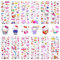 3D Aufkleber für Kinder, 12 Blatt Hello Kity Sticker Set, 140+ Anime Stickers, 3d Sticker Kinder für Party Taschen, Kawaii Aufkleber Kinder, Wiederverwendbare Sticker Kinder für Mädchen Scrapbooking