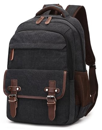 XINYASEE Herren rucksack,Damen rucksack, Schulrucksack,Canvas Backpack,Schulrucksack,Messenger Bag,Vintage Rucksack,für Arbeit und Schule.