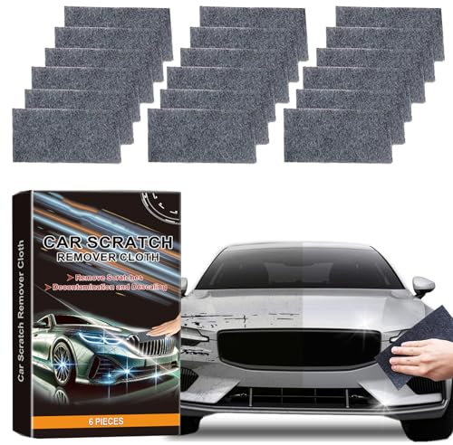 18 Stück Nano Sparkle Tuch Auto Kratzer Original,Nano Sparkle Tuch für Auto Kratzer Entfernen Reparatur,Nano Sparkle Cloth für Reparatur von leichten Kratzfarben,Lackpflege,Autoreinigung