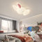 Stesulfr Deckenlampe Cartoon Kinderzimmer Kaninchenform Deckenleuchte Moderne LED Dimmbare Beleuchtung Mit Fernbedienung Babyzimmer Dekoration Acryl Lampenschirm Küche Wohnzimmer Arbeitszimmer Lampe(A