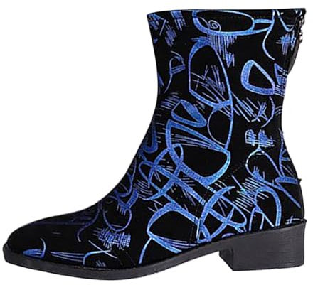 Stivaletto Bambina Stivaletto Basso Estivo Donna Stivali da Donna Invernali Stivali Alti Ginocchio Stivaletto Donna Estivo con Zeppa Interna Stivali Biker Donna Stivali Cowboy Stivali Neri
