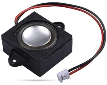 2 Watt 6 Ohm Mini Speaker Single Cavity Full-range Cavity Mobile Portable Loudspeaker Micro HDMI With JST-PH2.0 Interface For Small Electronic Projects Advertising Machines LCD Monitors Black (1 pc)