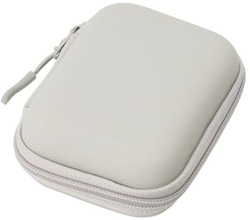 FLYAMAPIRIT Mini Aufbewahrungstasche für Reisen, Organizer für elektronisches Zubehör für USB-Kabel, SD-Karten, Smartphone-Ladegerät mit Reißverschluss usw. (Grau)