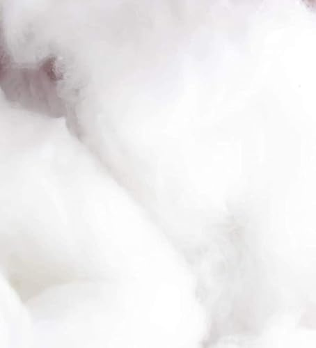 Weihnachts-Schnee-Dekor, Baumwollähnlicher flauschiger Indoor-Schnee, Kunstschnee für Manteldorf oder Krippe, schwer entflammbarer Schnee für Weihnachtsdekoration (425 g)