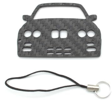 BlackStuff Carbon Fiber Schlüsselband Schlüsselband kompatibel mit M3 E30 CF-146 Schwarz S, Schwarz , S