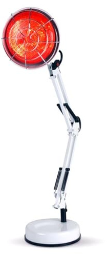Osalis Infrared Therapy Lamp | Deep Tissue Pain Relief Heat Therapy | Adjustable Height & Angle | Home & Office Use, 150W
