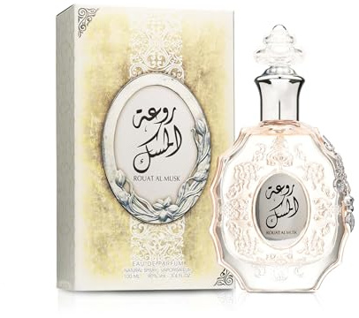 Rouat Al Musk Eau De Parfum - Luxurious Fragrance for Men & Women, Long-Lasting Musk with Subtle Floral & Powdery Notes - 100ML | Elegant Glass Bottle Design