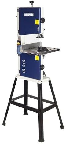 Rikon Power Tools 10-310 10 Bandsaw with Cast Iron Table, Steel Stand, Rip Fence, Quick-Release Tension & 4-5/8 Resaw Capacity